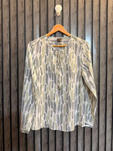 Chest 18  Lenght 25  Fabric silk Women's Western Full Sleeve Top