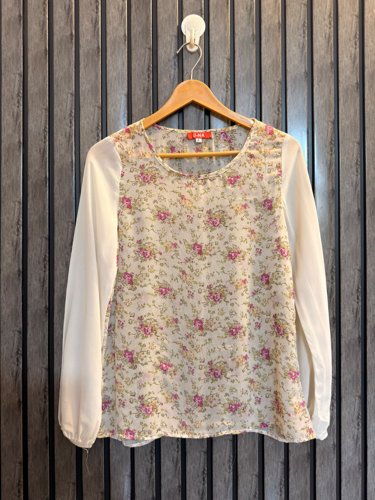 Chest 17  Lenght 24  Fabric chiffon Women's Premium Full Sleeve Top
