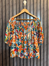 Chest 21  Lenght 22  Fabric chiffon Women's Classic Western Long Sleeve Top