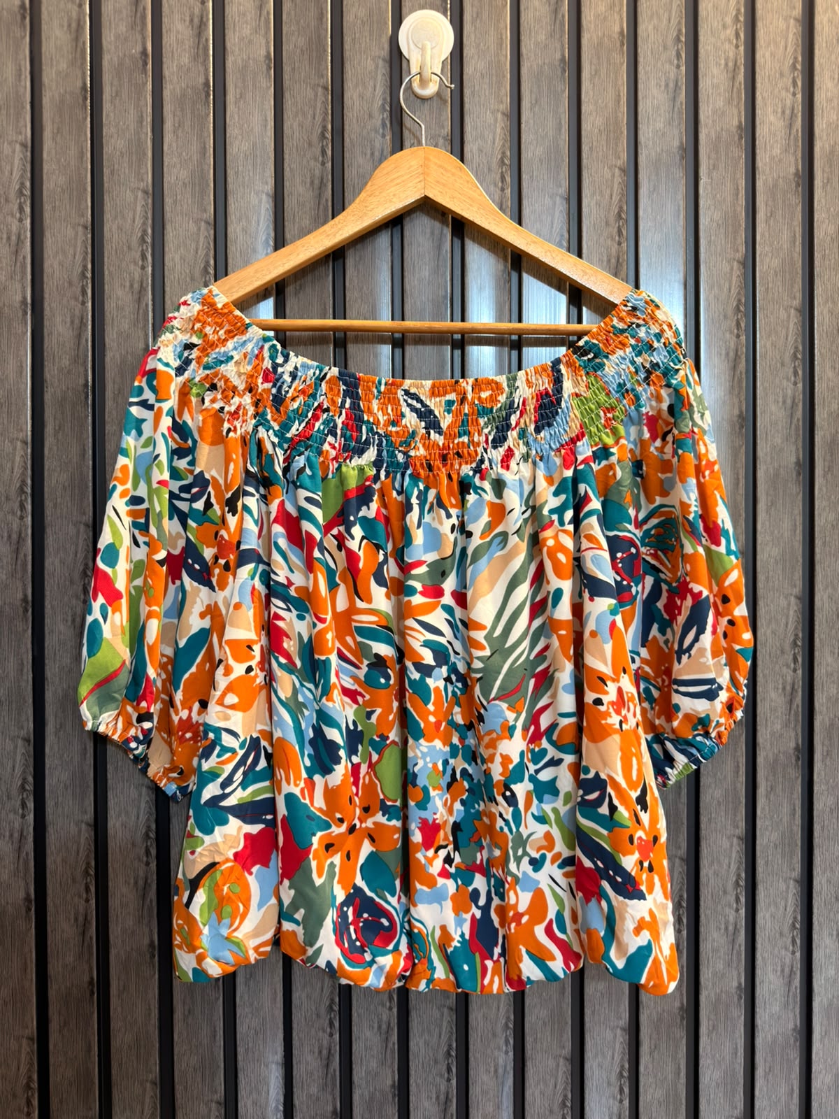 Chest 21  Lenght 22  Fabric chiffon Women's Classic Western Long Sleeve Top