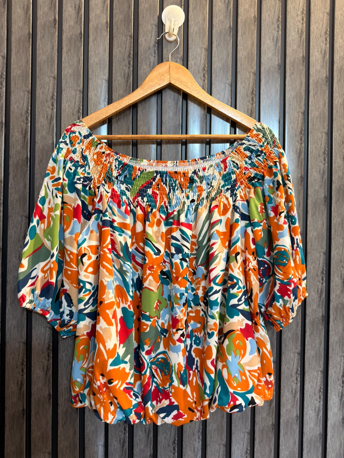 Chest 21  Lenght 22  Fabric chiffon Women's Classic Western Long Sleeve Top