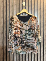 Chest 19  Lenght 25  Fabric Chiffon Elegant Western Wear Top for Ladies