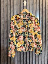 Chest 19  Lenght 23  Fabric chiiffon Chic Western Full Sleeve Top for Women