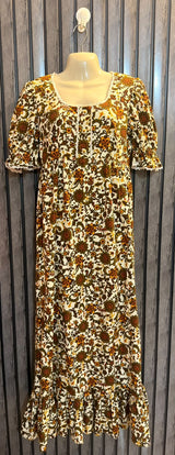 Chest 17  Lenght 54  Fabric cotton Women’s Designer Long Maxi Dresses