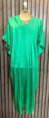 Chest free size  Lenght 41 to 47  Fabric silk  ponchos  Branded Maxi Dresses for Women