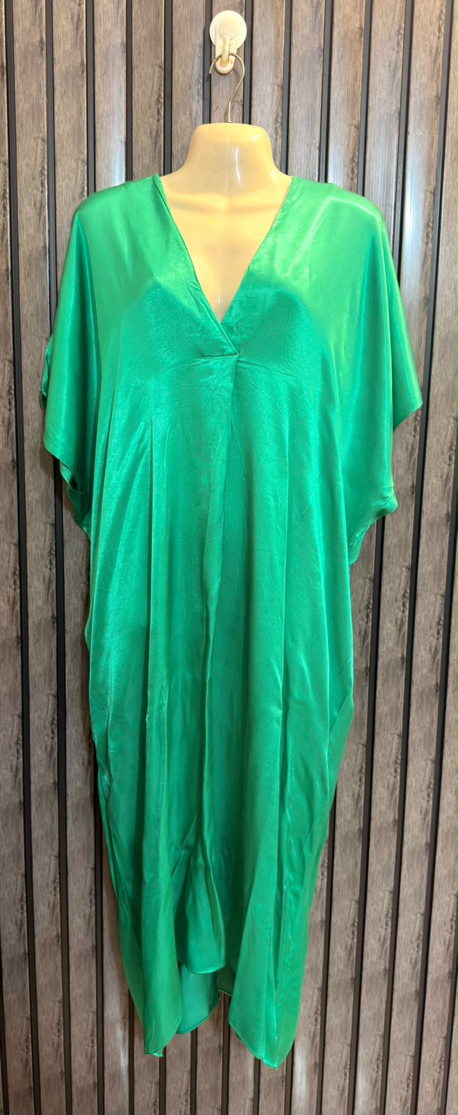 Chest free size  Lenght 41 to 47  Fabric silk  ponchos  Branded Maxi Dresses for Women