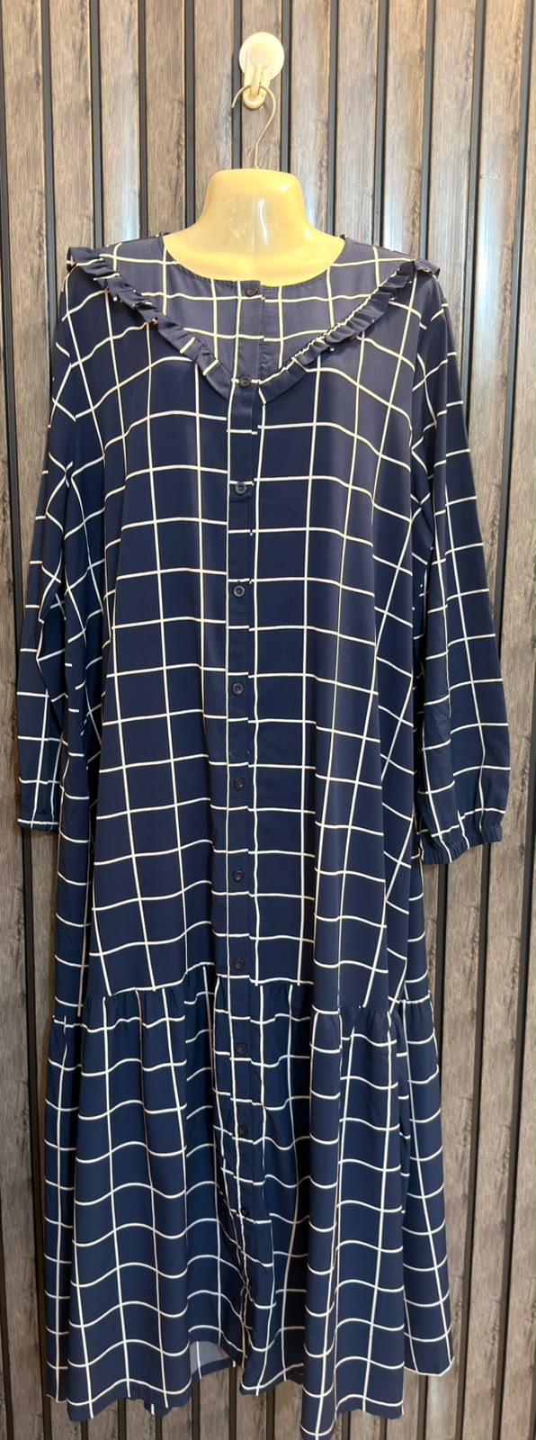 Chest 24  baggy style  Lenght 55  Fabric silk Women’s Luxury Long Dress Boutique