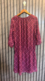 Chest 20  Lenght 39  Fabric chiffon Elegant Color Long Top for Ladies