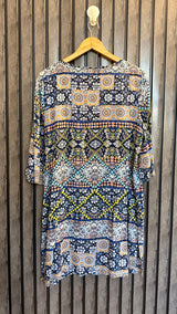 Chest 20  Lenght 33  Fabric linen Women’s Minimalist Western Long Top