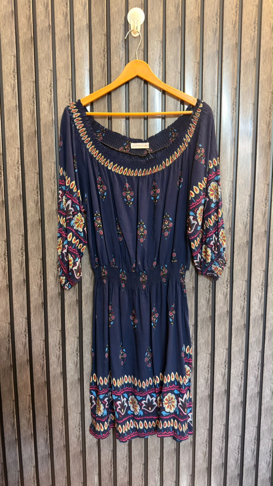 Chest 21  Lenght 39  Fabric linen Women’s Fashionable Western Tunic