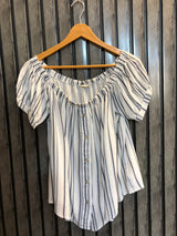 Chest 19 length 20 fabric linen Trend Essential Women’s Half Sleeve Top