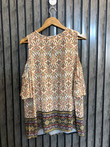 Chest 20 length 26 fabric linen Modern Edge Women’s Half Sleeve