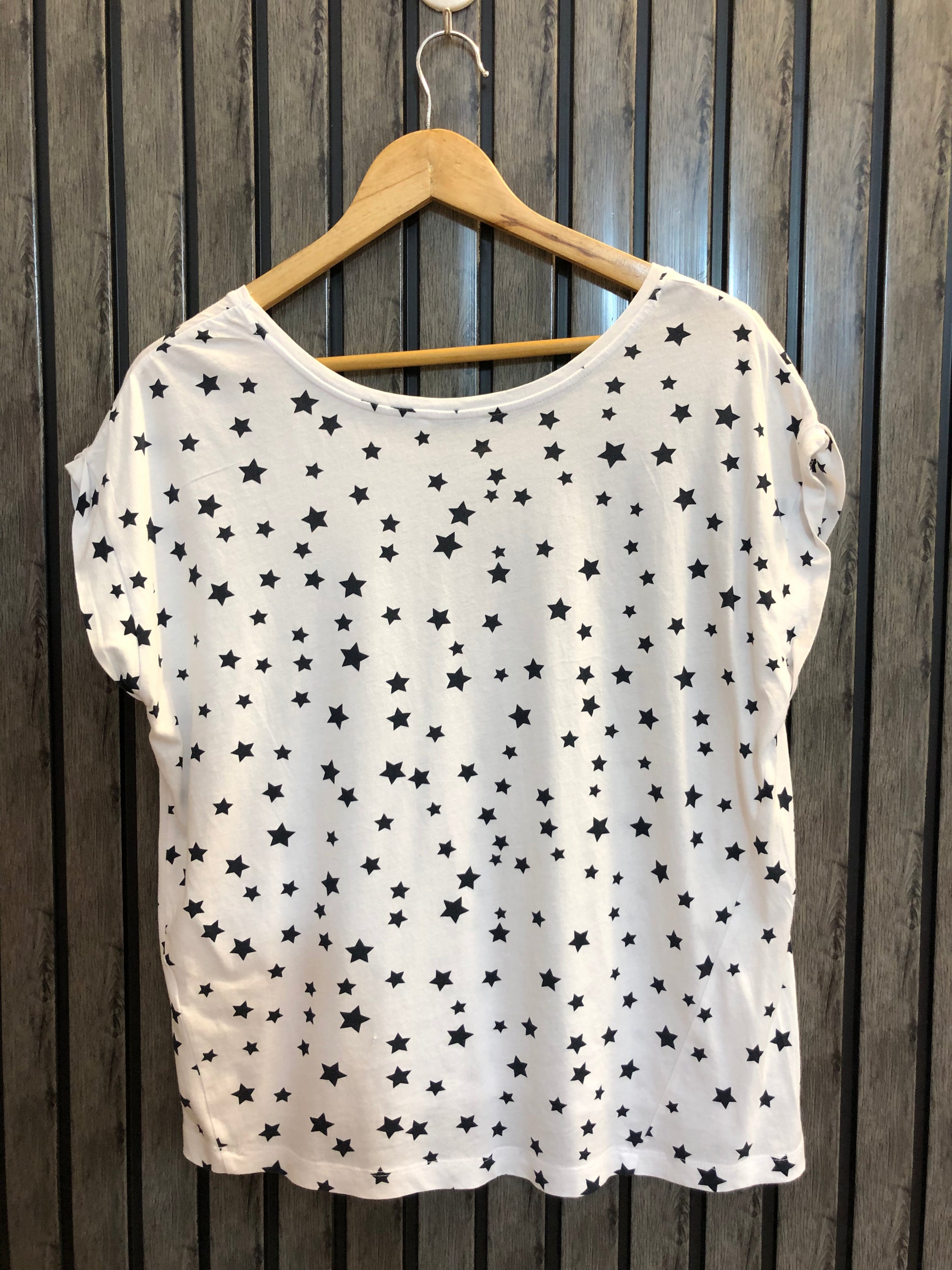 Chest Small baggy style  Length 23 To 24 Trendy Women T-Shirts Online