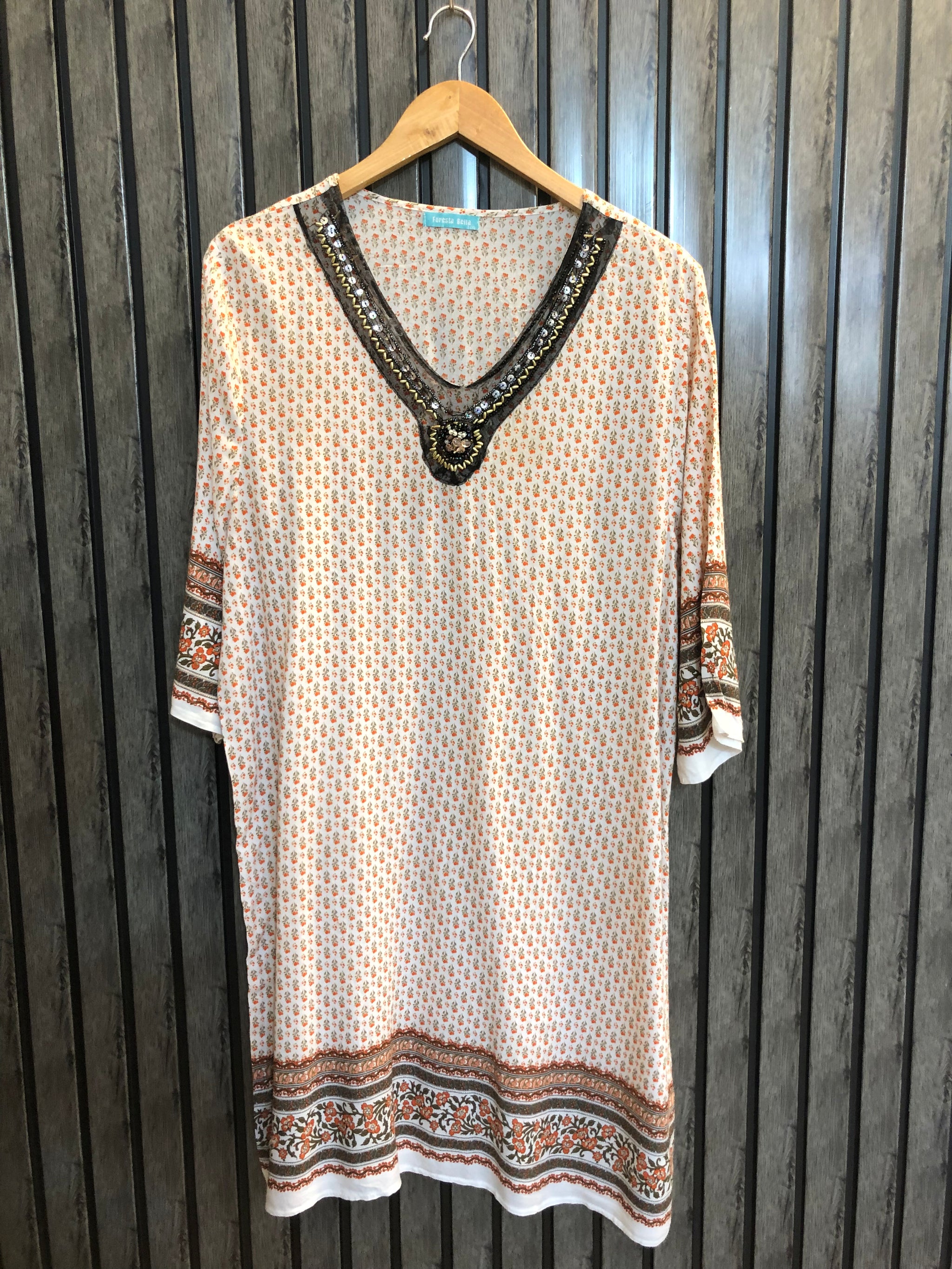 Chest 20  Length 36  Fabric Linen Exclusive Branded Western Tops for Ladies