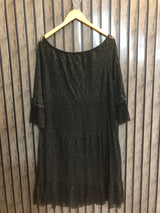 Chest 21  Length 28  Fabric Cotton Net Everyday Western Long Tops for Women