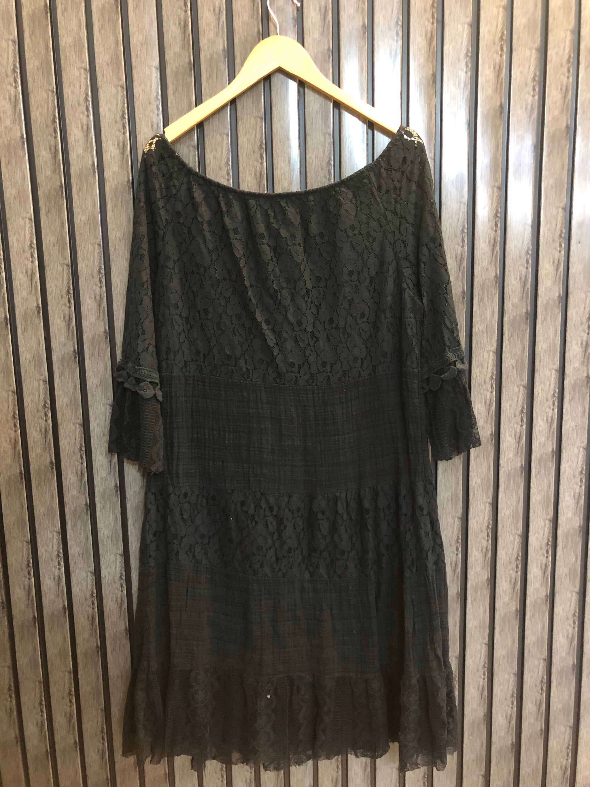 Chest 21  Length 28  Fabric Cotton Net Everyday Western Long Tops for Women