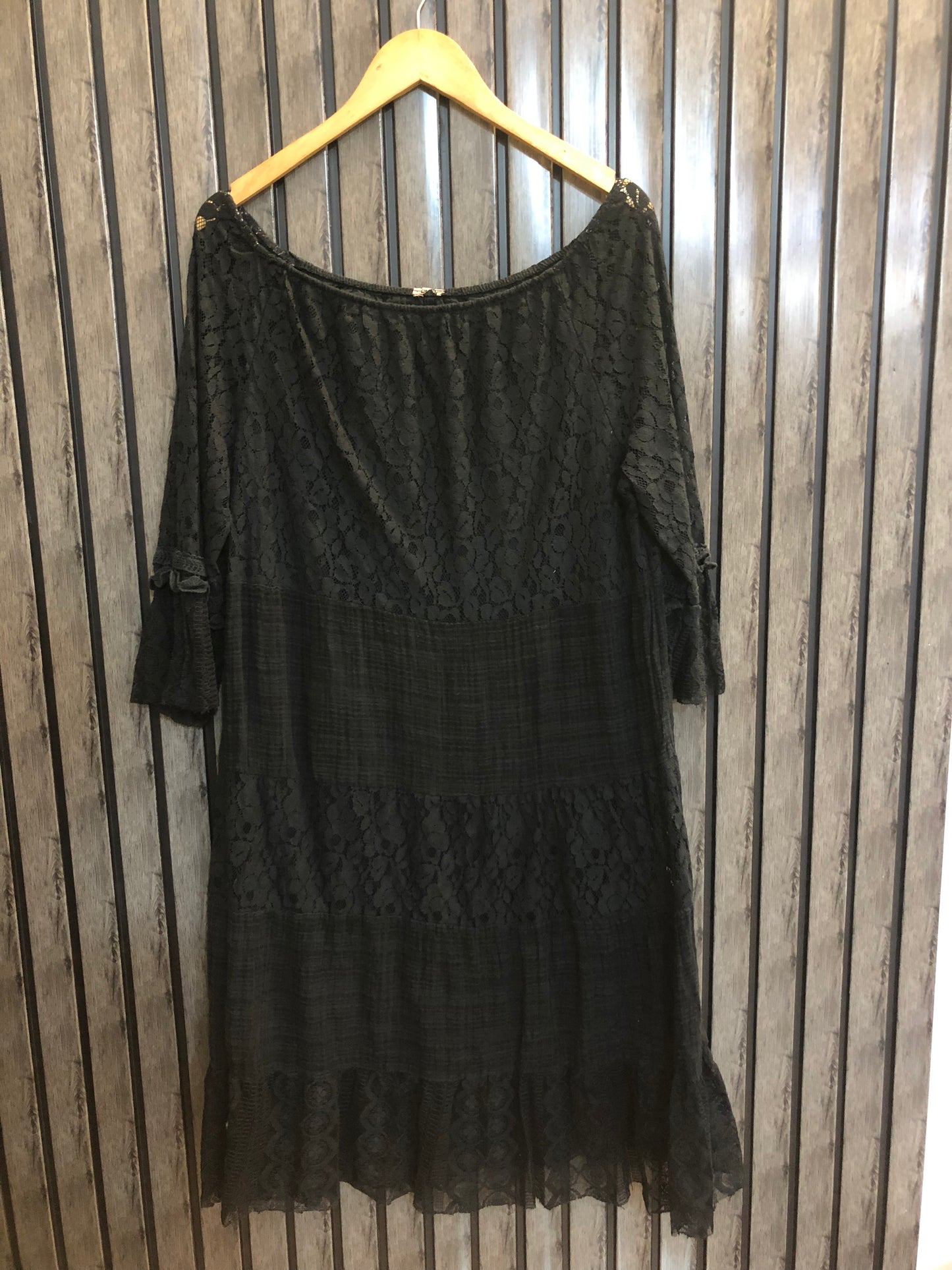 Chest 21  Length 28  Fabric Cotton Net Everyday Western Long Tops for Women