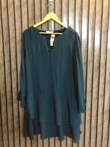 Chest 21  Length 35  Fabric Silk Luxury Branded Women’s Long Tops