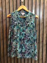chest 20  lenght 25  fabric cotton Elegant Western Sleeveless Top for Women