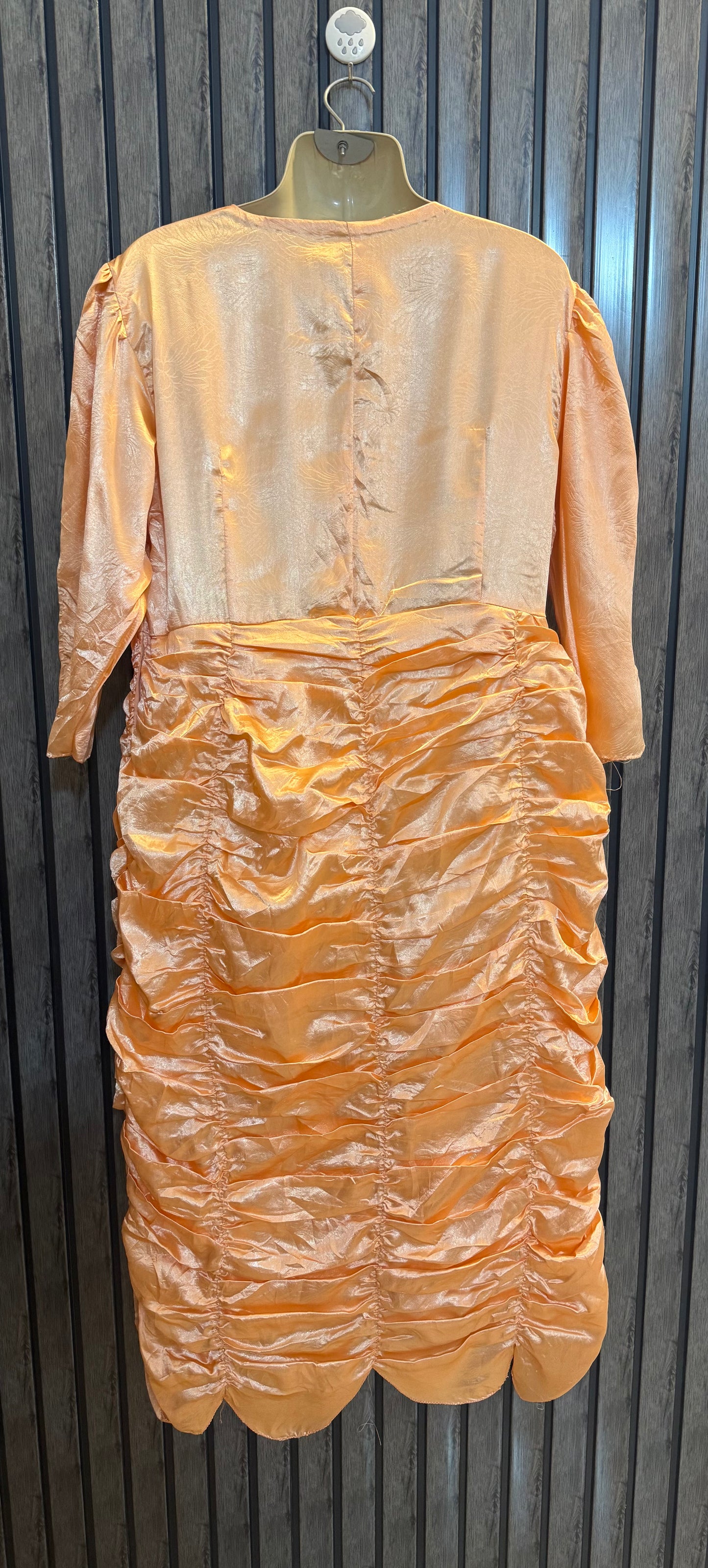 Chest 20  Length 46  Fabric Silk Western Long Maxi Dress