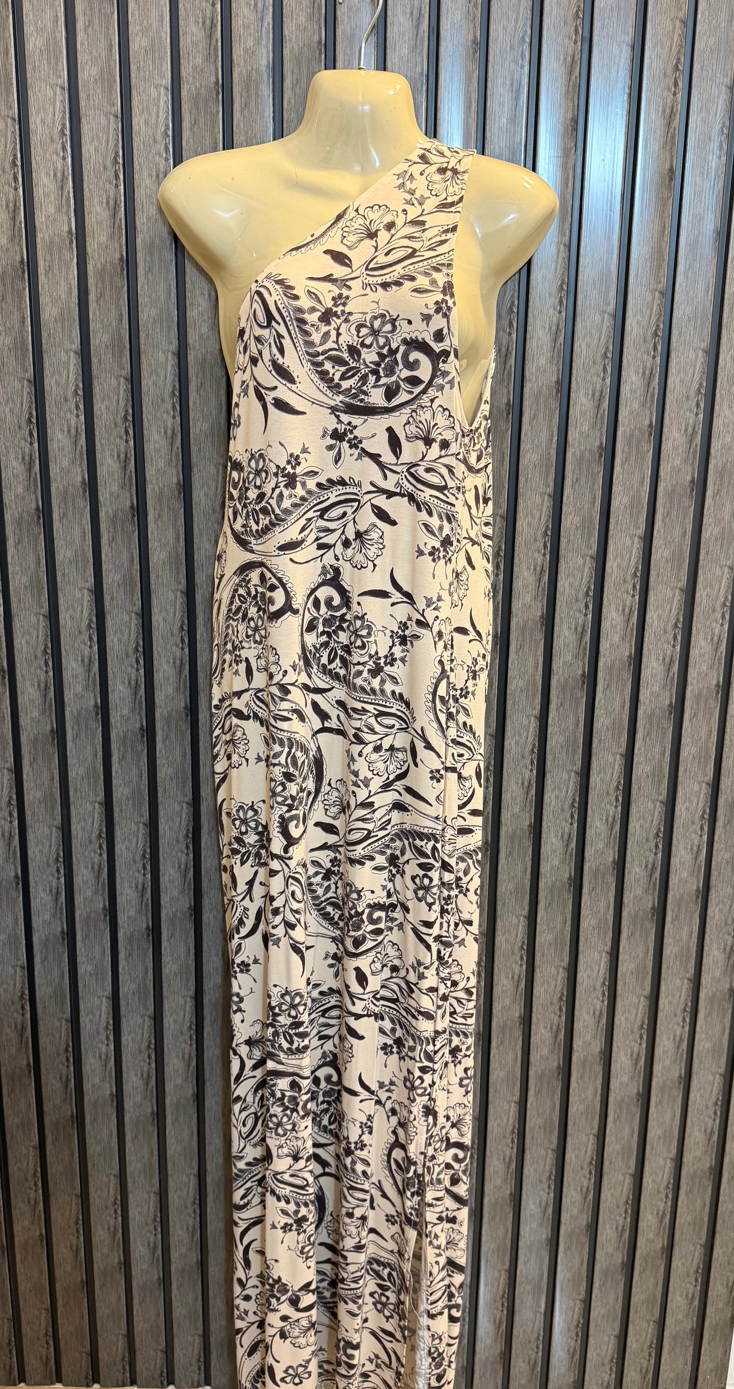 Chest 21  Length 59  Fabric Silk Jersey Designer Imported Long Maxi Dress