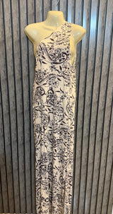 Chest 21  Length 59  Fabric Silk Jersey Designer Imported Long Maxi Dress