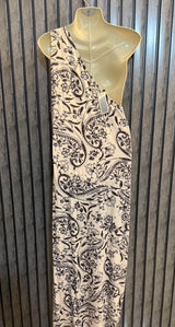 Chest 21  Length 59  Fabric Silk Jersey Designer Imported Long Maxi Dress