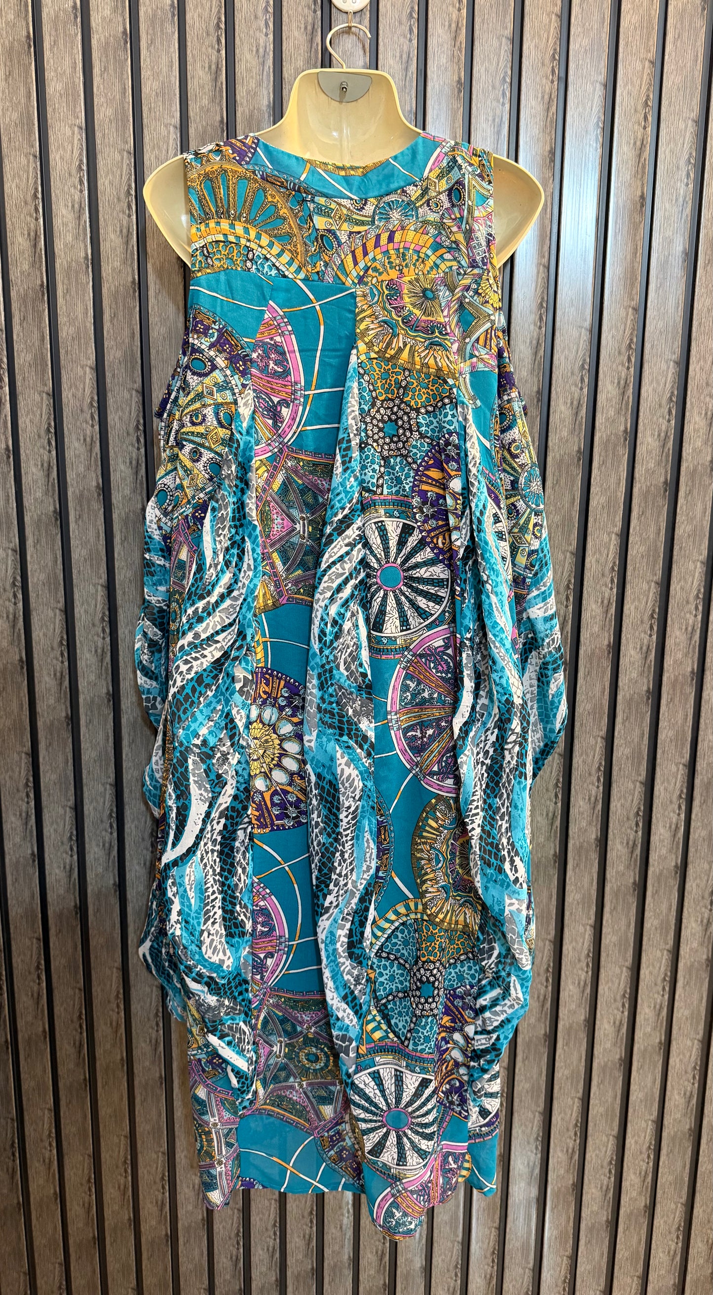 Chest 23  Length 45  Fabric Cotton Silk Printed Imported Long Maxi Dress
