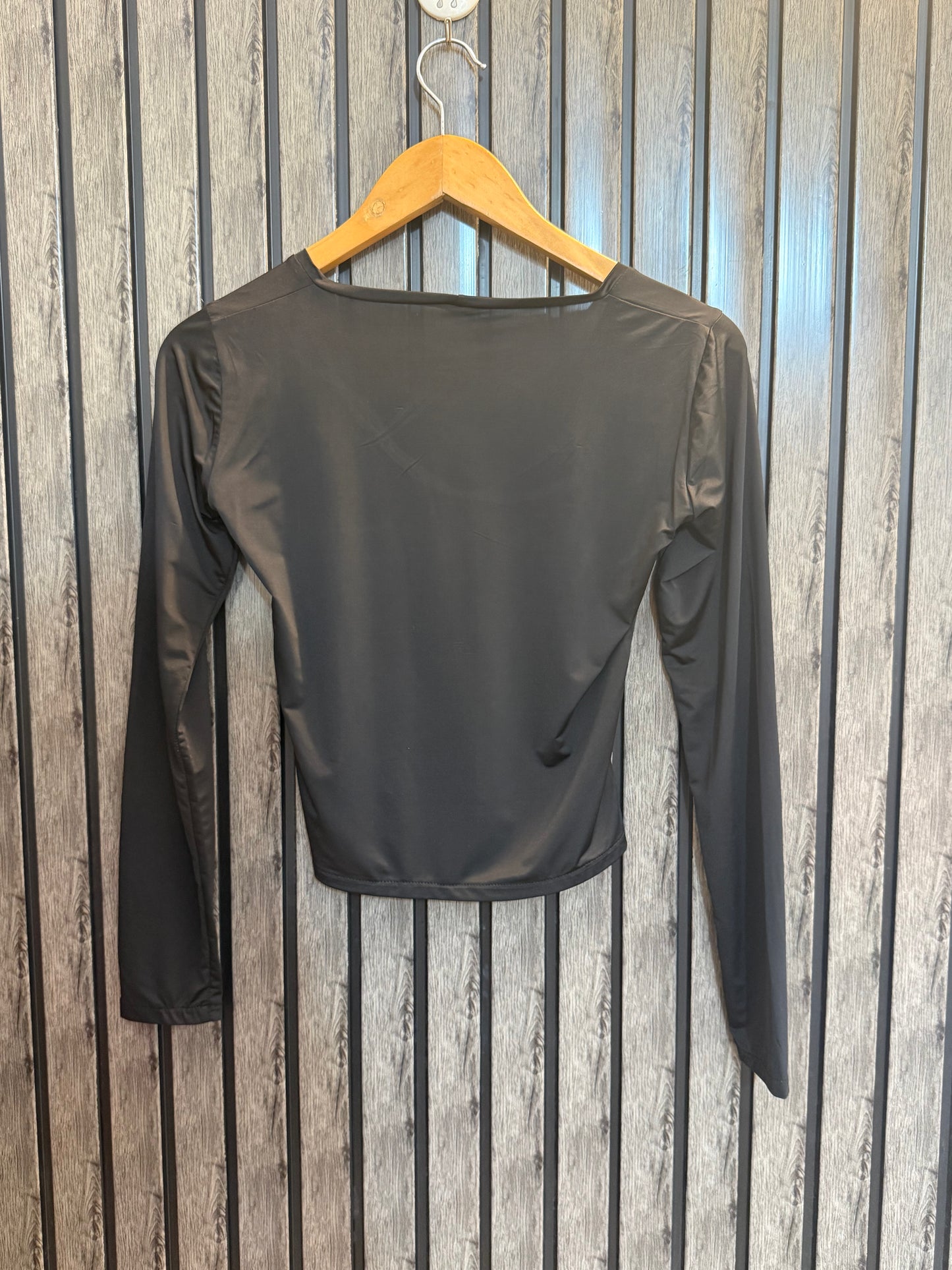 Chest 18  Length 15  Fabric Silk Jersey Casual Striped Summer Blouse