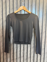 Chest 18  Length 15  Fabric Silk Jersey Casual Striped Summer Blouse