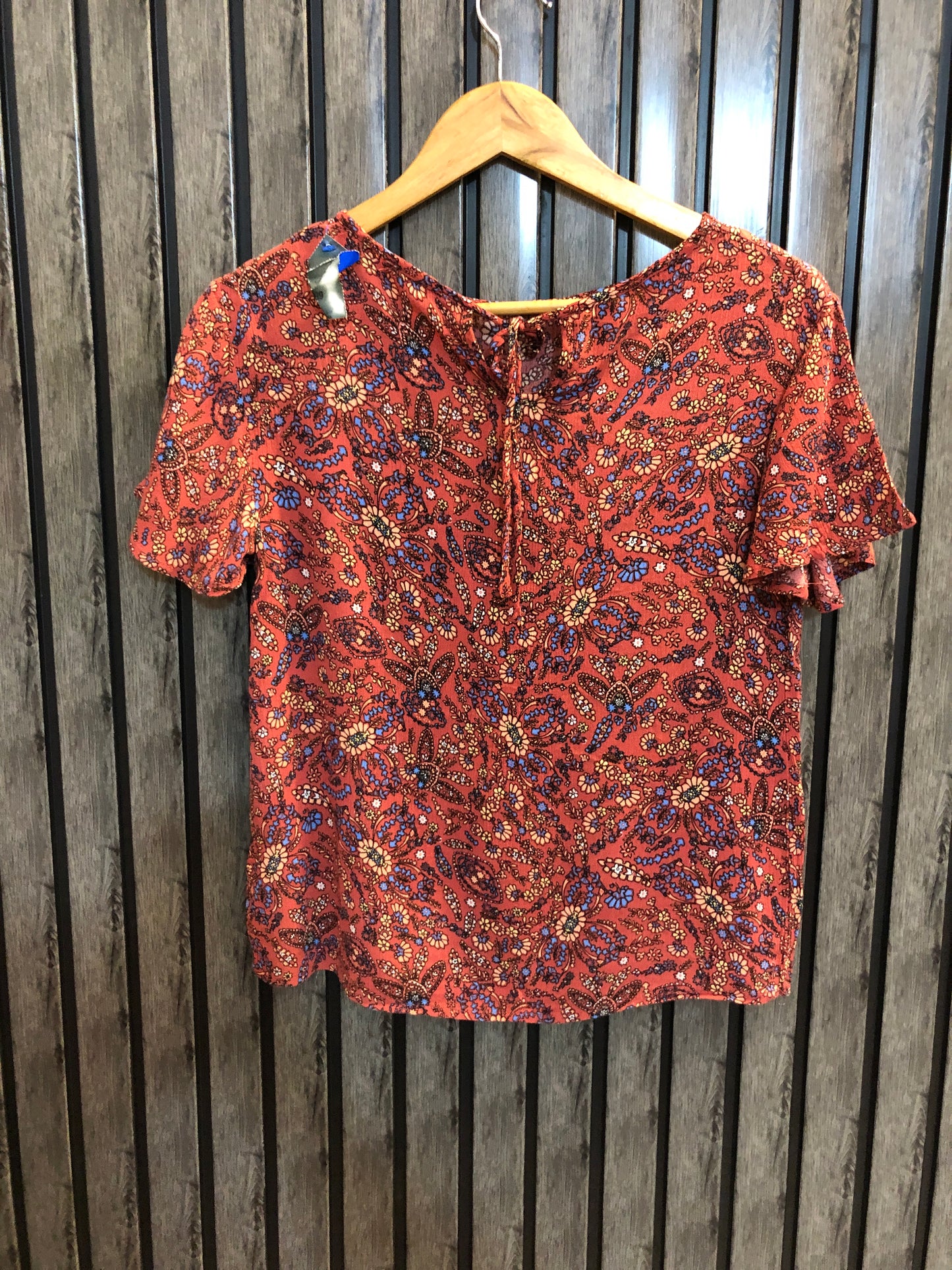 Chest 17  Length 22  Fabric Cotton Stylish Western Casual Half Sleeves Top for Ladies