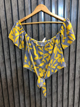 Chest 17  Length 11  Fabric Silk Designer Look Imported Western Half Sleeves Top