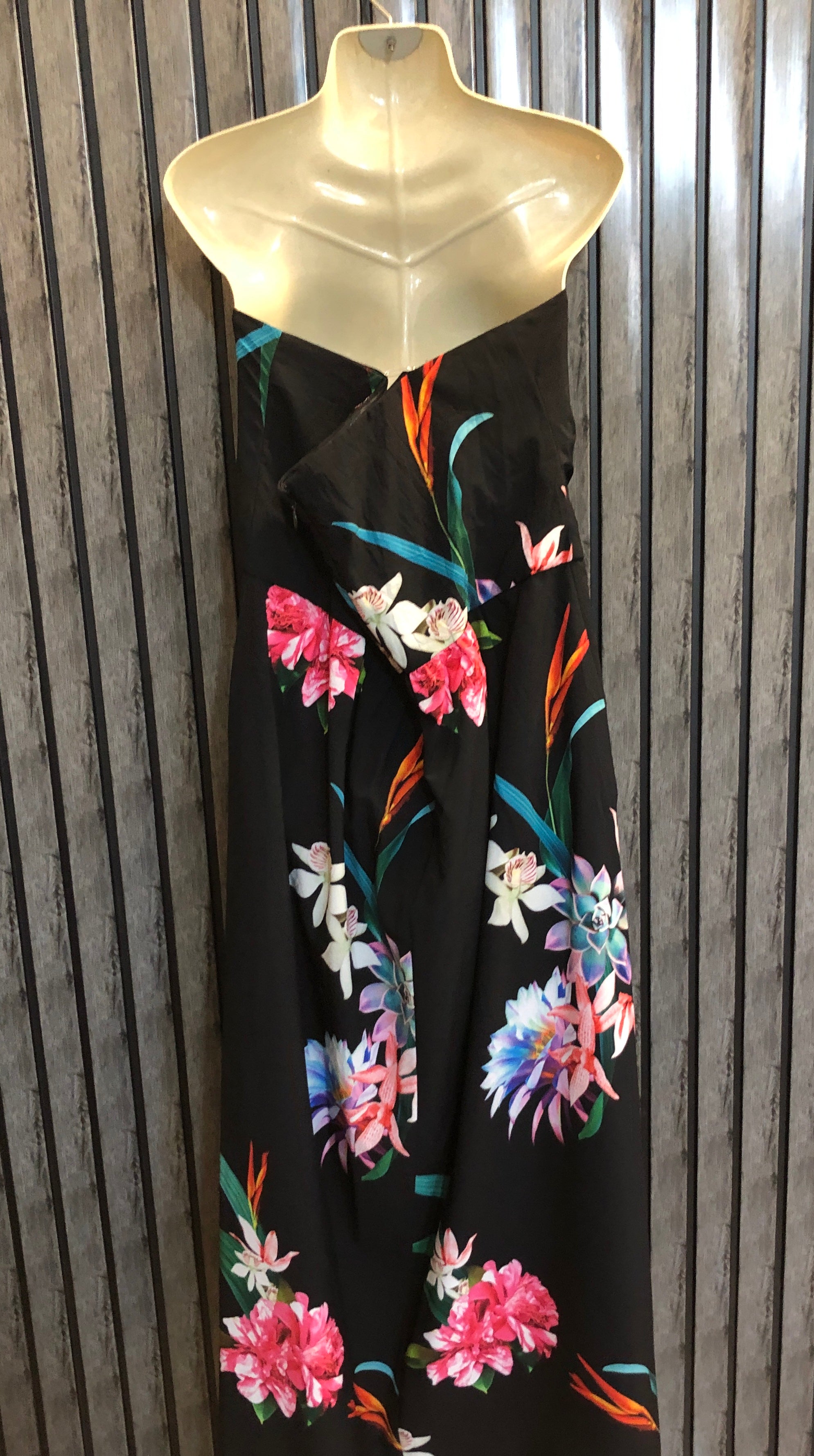 Chest Small  Length 44 To 54  Fabric Silk Imported Designer Western Long Maxi Dress