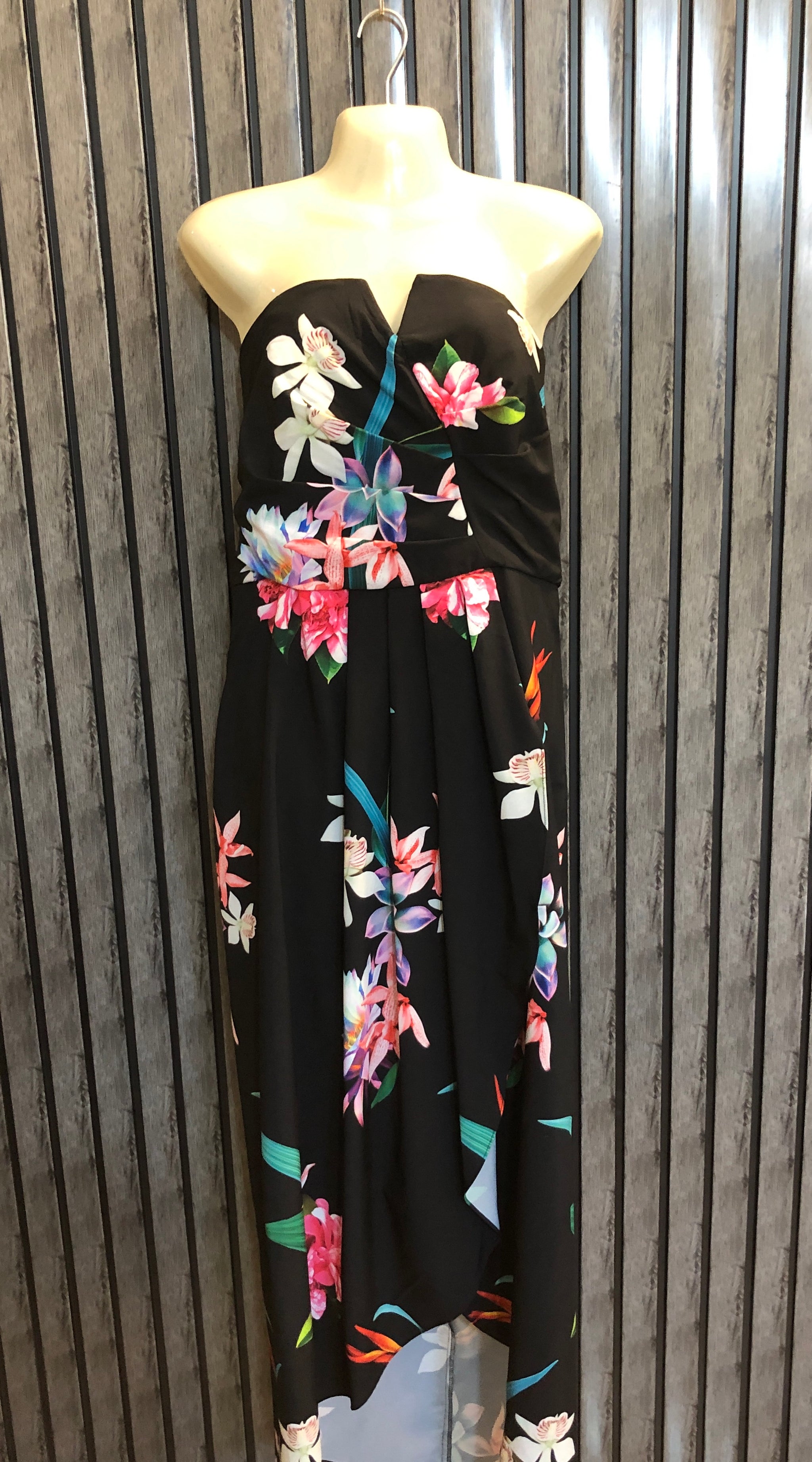 Chest Small  Length 44 To 54  Fabric Silk Imported Designer Western Long Maxi Dress