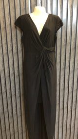 Chest 19  Length 62  Fabric Silk Jersey Imported Casual Western Long Maxi Dress