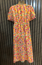 Chest Large Length 48  Fabric Silk Original Western Brand Elegant Maxi