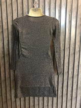 Chest 17  Length 28  Fabric Silk Jersey Trendy Western Brand Mini Dress for Party Wear